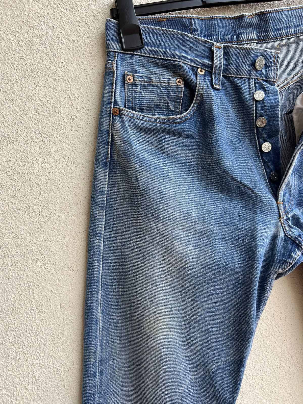Vintage 80s Levi’s 501 Fade Denim Jeans