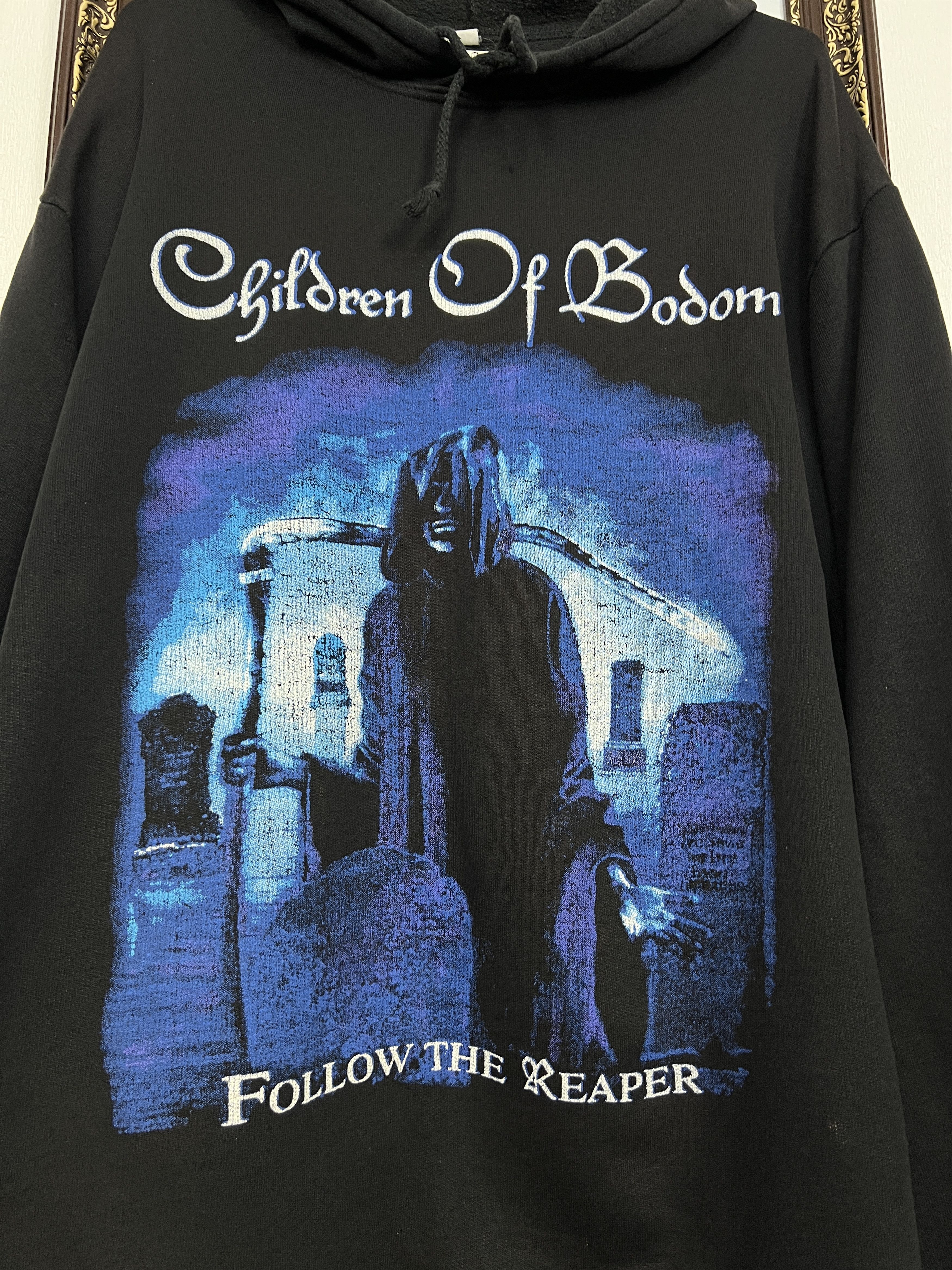 Vintage Children Of Bodom Hate Crew Deathroll Hoodie Rare Over Print Size US XXL / EU 58 / 5 - 3 Thumbnail