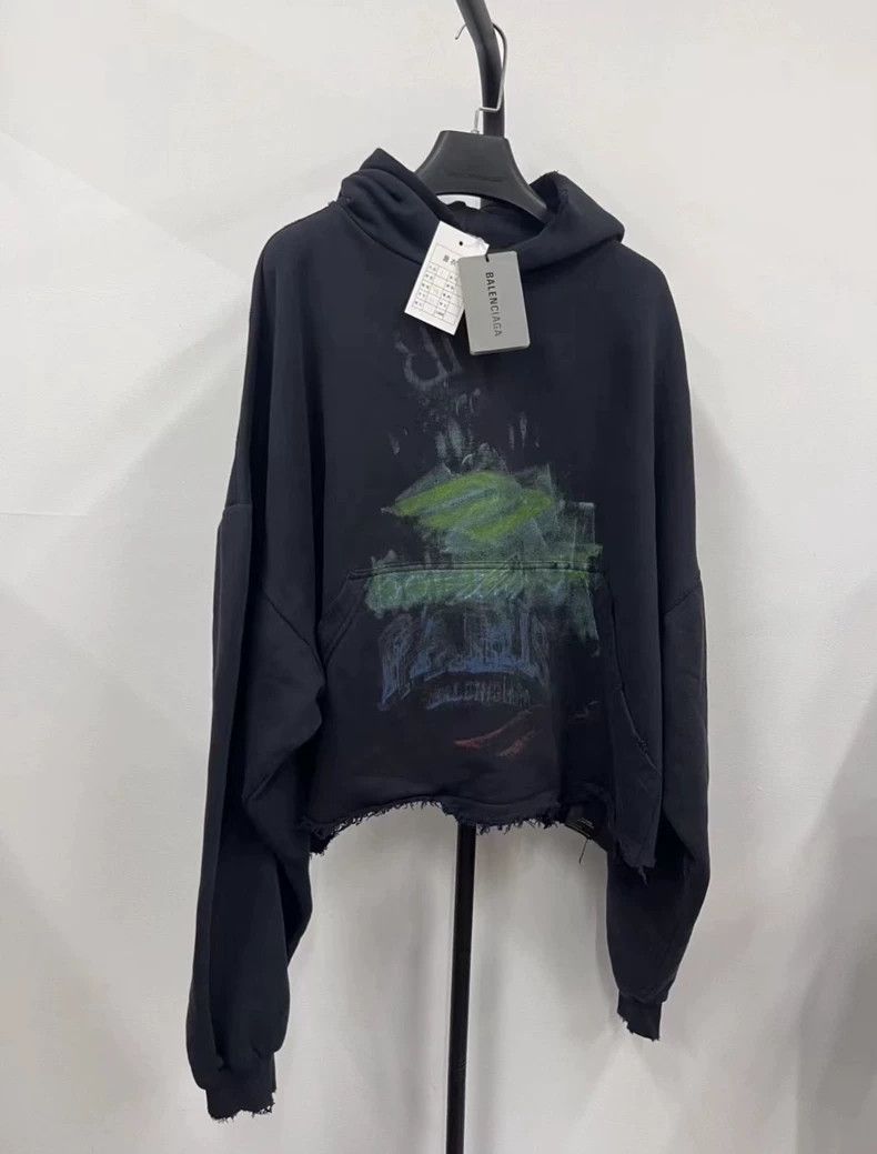 Balenciaga Balenciaga Casual hooded fashion sweatshirt Size US L / EU 52-54 / 3 - 1 Thumbnail