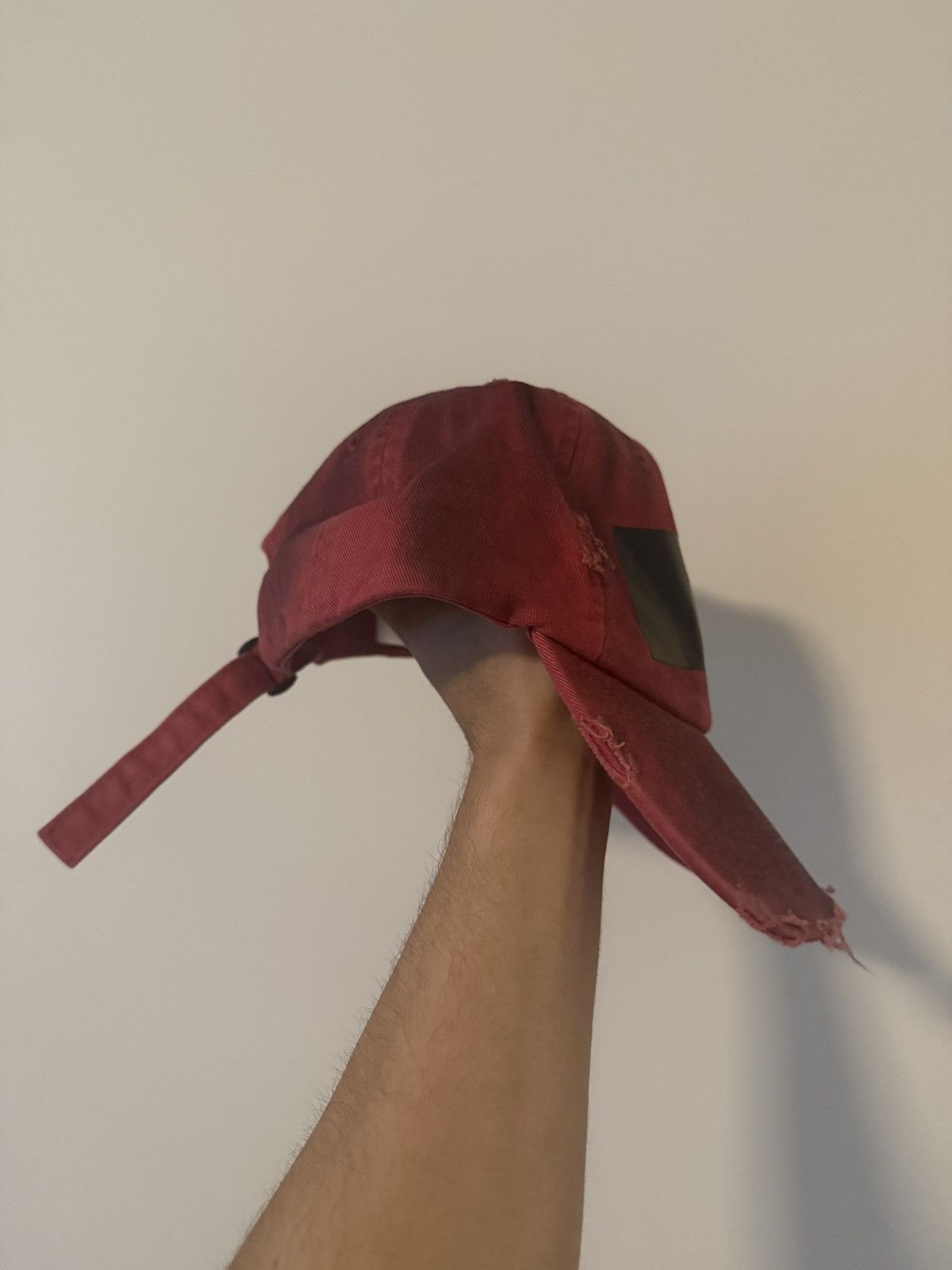 ALEXANDER DIGENOVA Red duct tape cap Size ONE SIZE - 2 Thumbnail