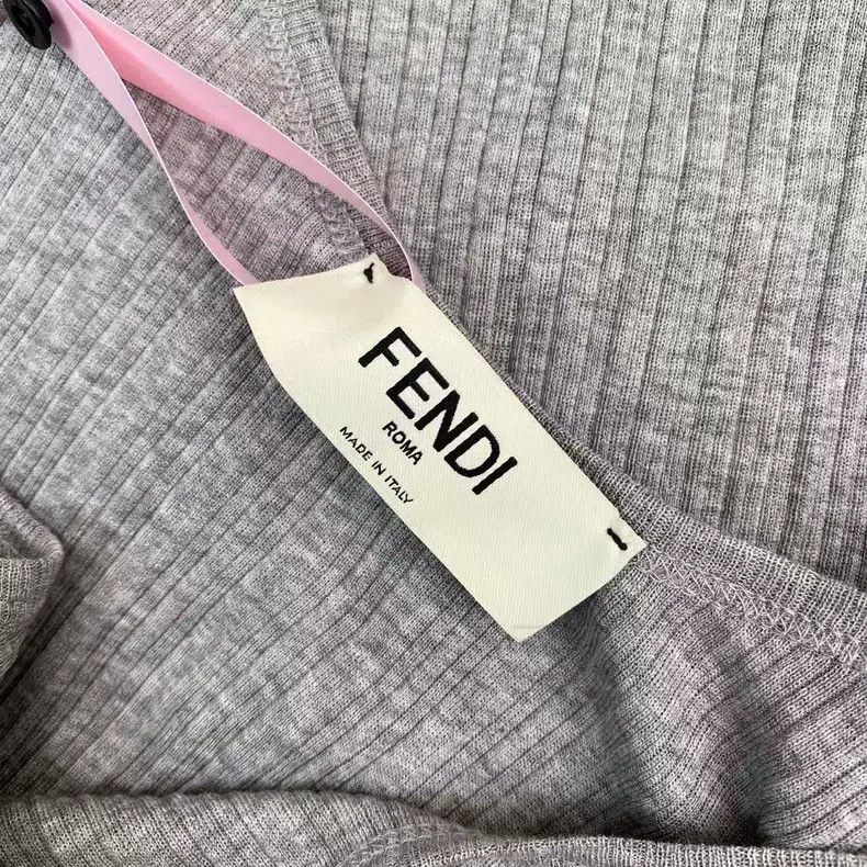 Fendi Fendi Cotton SS24 Embroidered Logo Vest Size M / US 6-8 / IT 42-44 - 4 Thumbnail