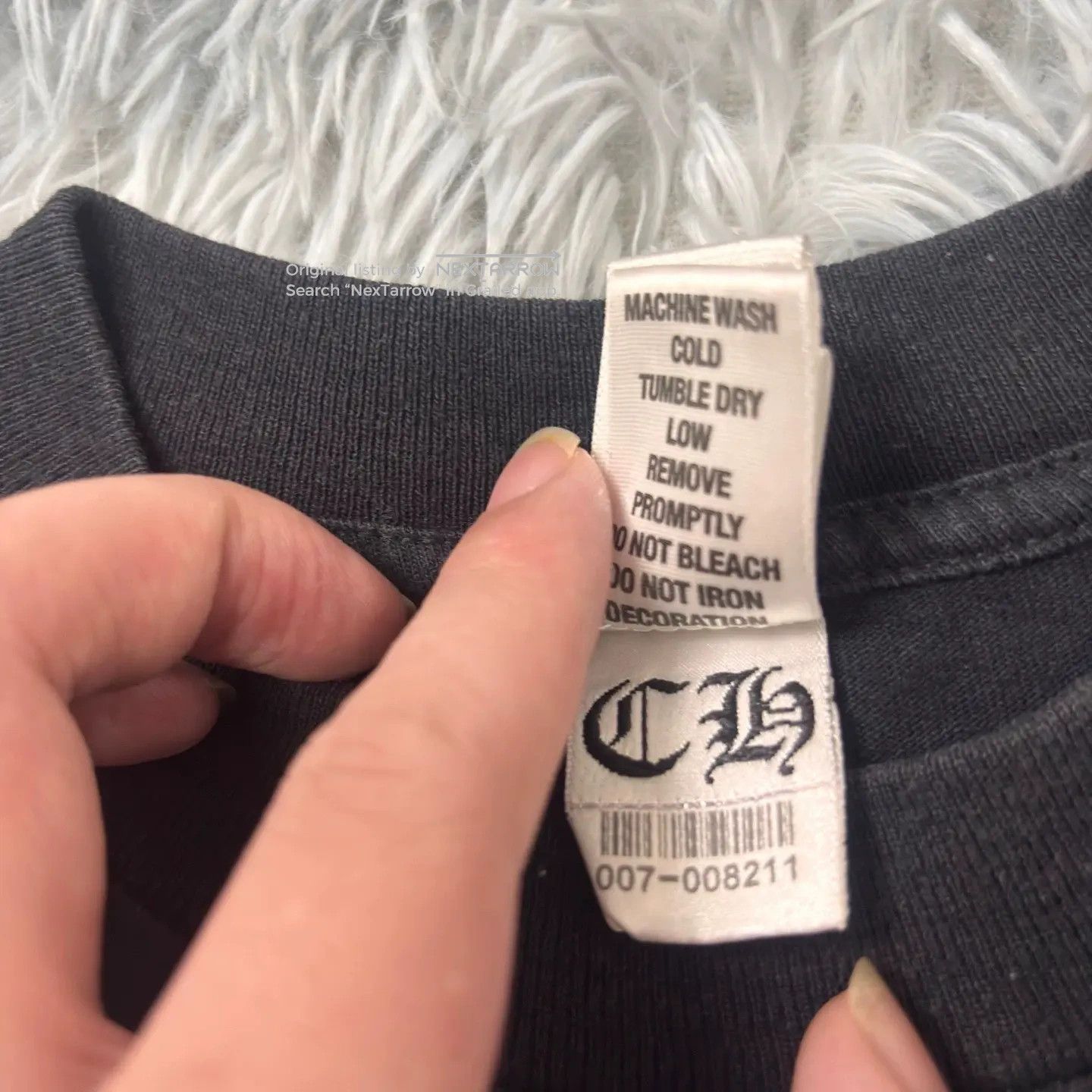 Chrome Hearts Black Cross Ls T-Shirt S 95 New, Men's — image 5 of 6
