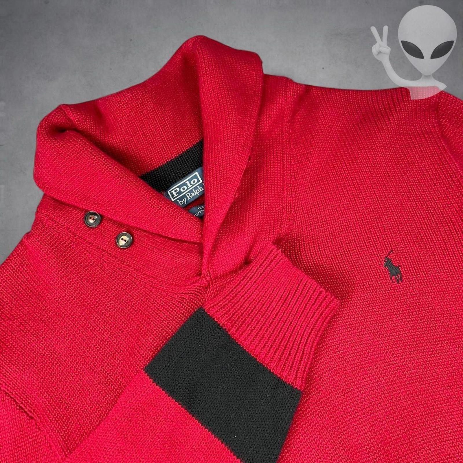 Polo Ralph Lauren × Vintage Vtg 90s Polo Ralph Lauren Shawl Collar