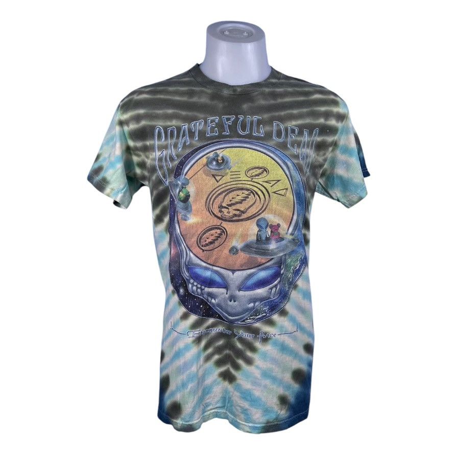 Alien Workshop × Grateful Dead × Vintage Grateful Dead Liquid Blue Alien Vintage 90s T-shirt Tye Dye Size US L / EU 52-54 / 3 - 4 Thumbnail