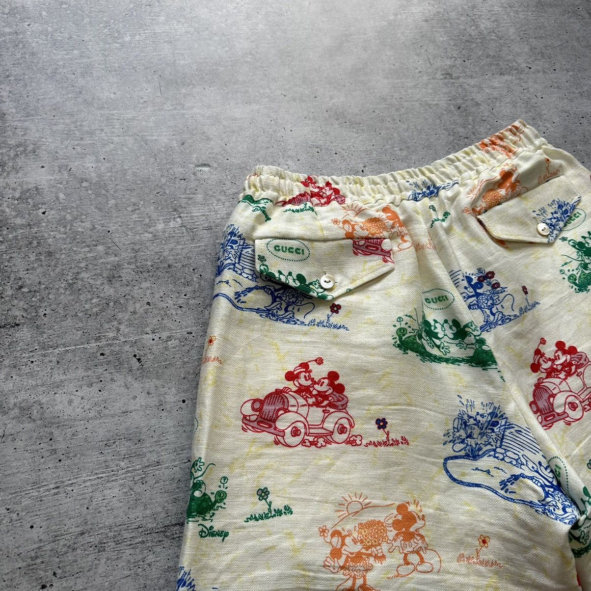 Disney × Gucci Gucci x Disney Mickey Mouse Ivory Shorts Linen Men’s Size 48 Size US 31 - 10 Thumbnail