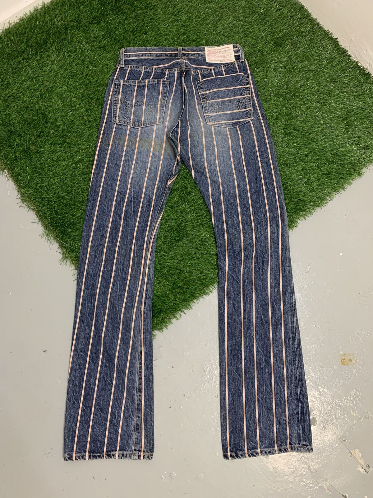 Edwin × Japanese Brand × Vintage Vintage Edwin Selvedge 13oz Grand Blue denim Size US 29 - 2 Thumbnail