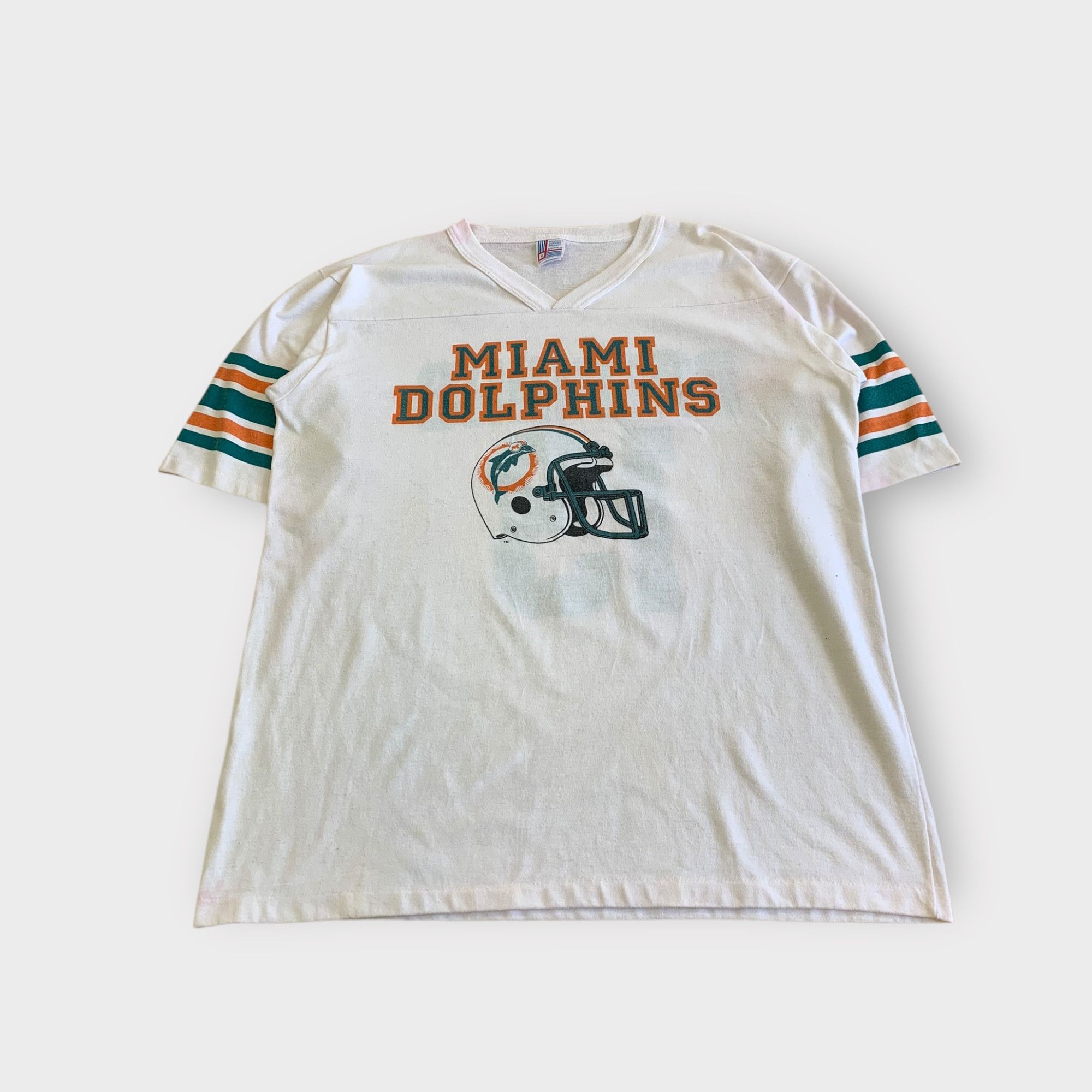 Vintage NFL Miami Dolphins t-shirt Size US XL / EU 56 / 4 - 1 Thumbnail