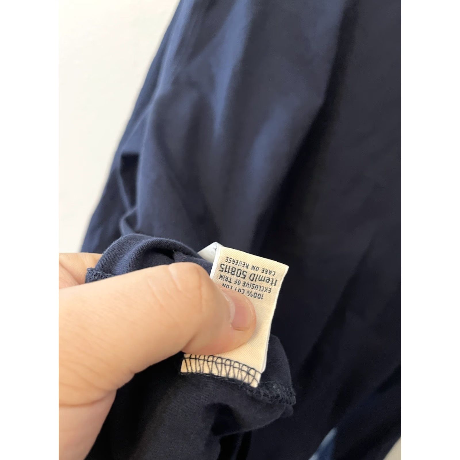 Vintage L.L.Bean Shirt Men Large Navy Blue Turtleneck Long Sleeve Traditional Fit 508115 Size US L / EU 52-54 / 3 - 4 Thumbnail