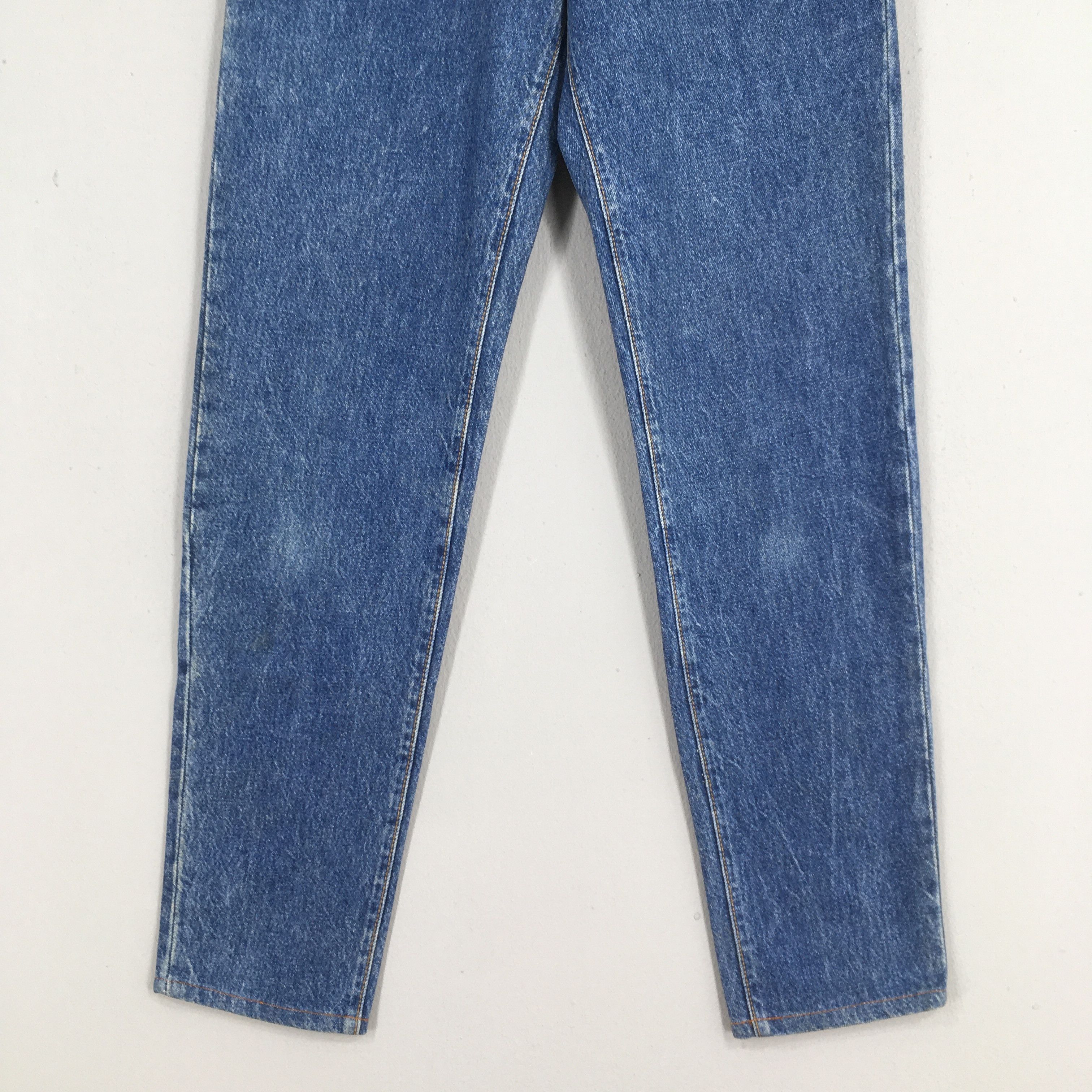 Levi's Size 23x30 Vintage 90s Levi's 501 Dark Blue Jeans S1873 Size 23" - 3 Thumbnail