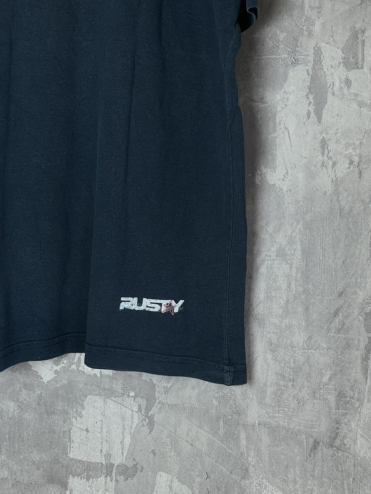 Quiksilver × Rusty Vintage Rusty T Shirt 90s Surf style Spellout Big Logo Size US XL / EU 56 / 4 - 10 Thumbnail
