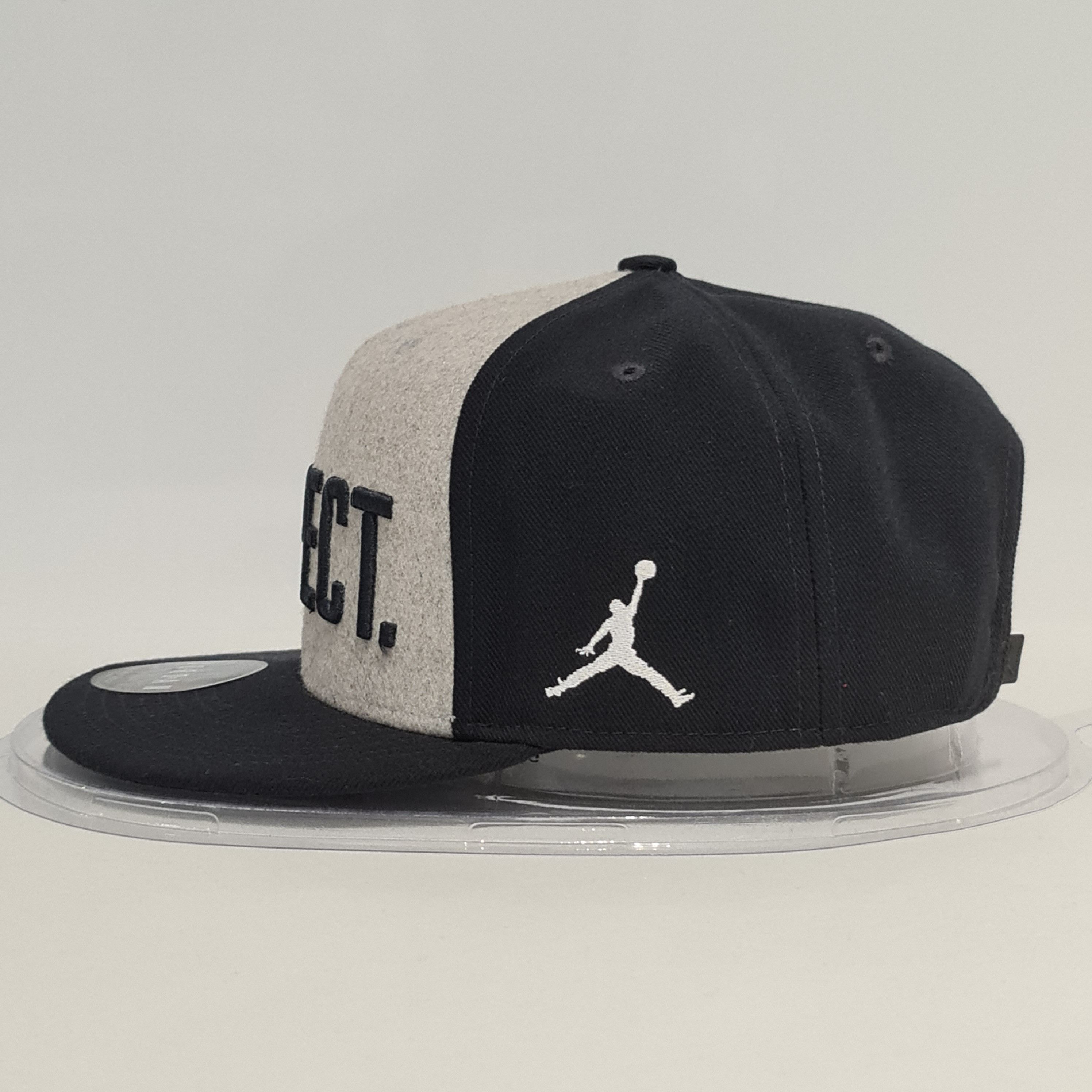 Jordan Brand Jordan Cap Snapback 'RE2PECT' Grey/Black Size ONE SIZE - 3 Thumbnail