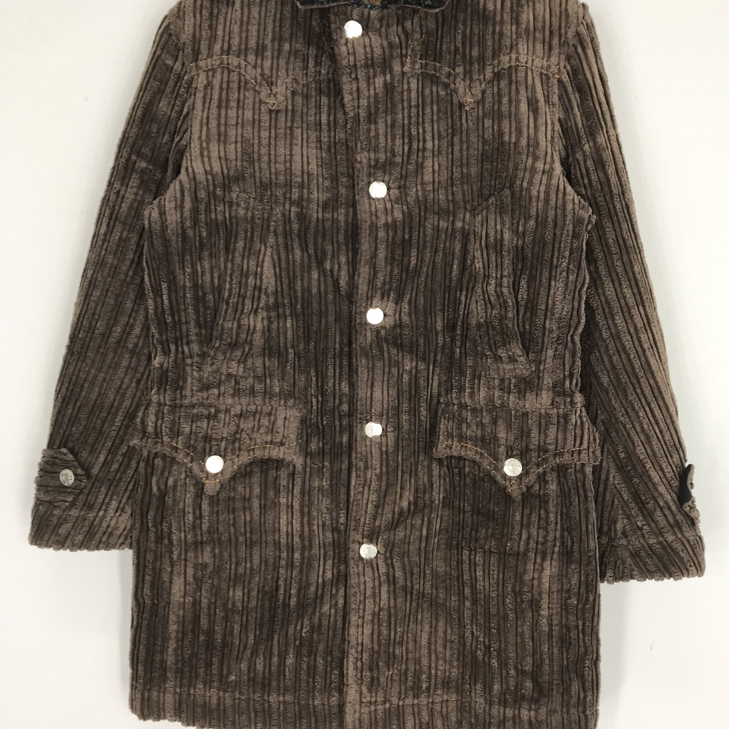 Levi's Vintage Levis Corduroy Sherpa Fleece Lining Overcoat Jacket Size US M / EU 48-50 / 2 - 4 Thumbnail