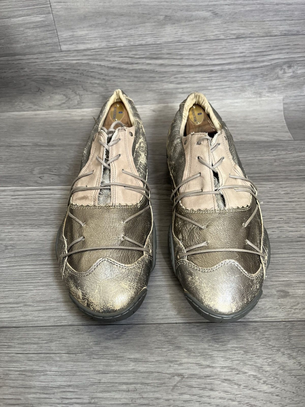 Marithe + Francois Girbaud Marithe Francois girbaud leather low top sneakers sz 43 Size US 10 / EU 43 - 3 Thumbnail