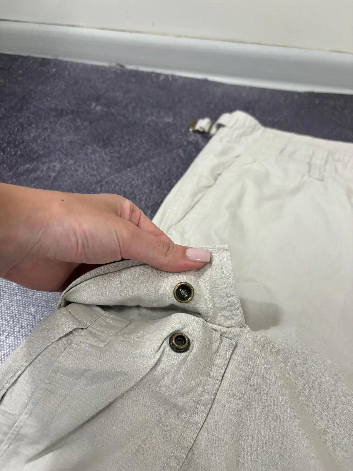 Polo Ralph Lauren × Ralph Lauren × Vintage Vintage Polo Jeans Ralph Lauren Utility Baggy Cargo Shorts Size US 38 / EU 54 - 7 Thumbnail