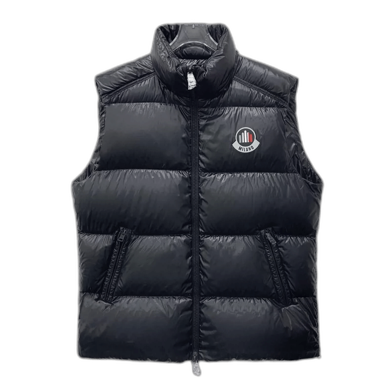 Moncler Genius Moncler Black Logo Zip Puffer Vest 5XL Size US XXL / EU 58 / 5 - 1 Thumbnail