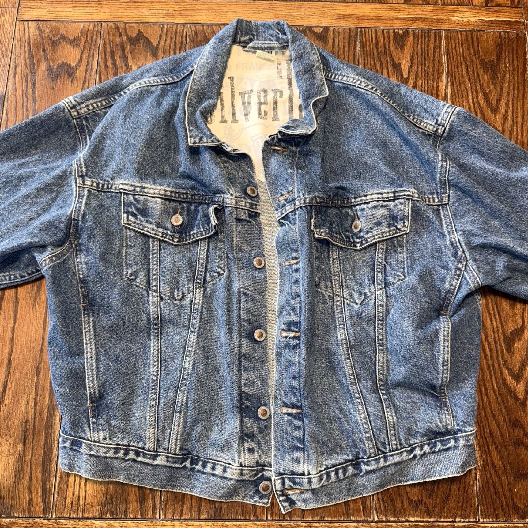 Levi's VINTAGE Levi's Trucker Jacket Mens L Blue Stonewash Denim Buckle 90s Size US L / EU 52-54 / 3 - 3 Thumbnail