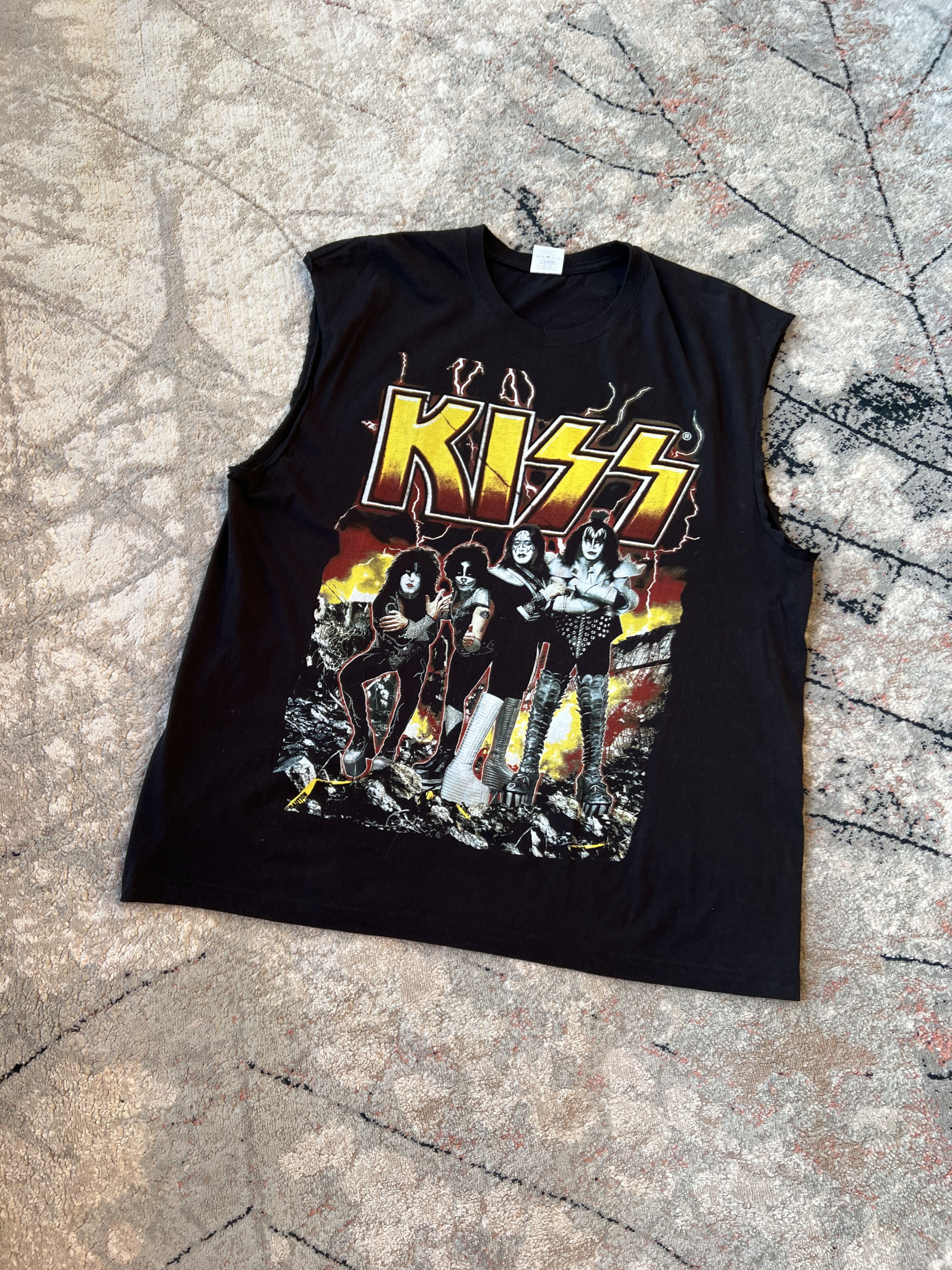 KISS Kiss Vintage Rock Tank Top Size US XL / EU 56 / 4 - 1 Thumbnail