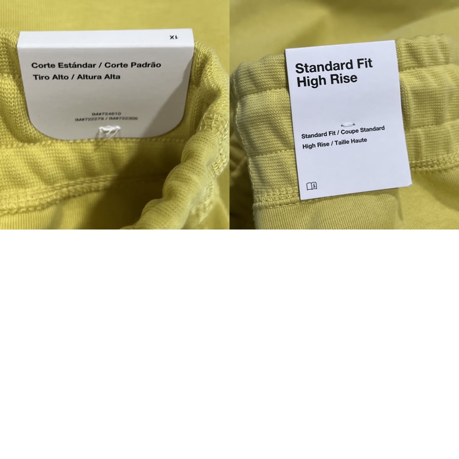 Nike VINTAGE Nike Sportswear Plus Tech Fleece Pants Womens 1X DA2043-304 High Rise Greenish Yellowish Jogger Nike Womens Pants Size 40" / US 18 - 9 Thumbnail