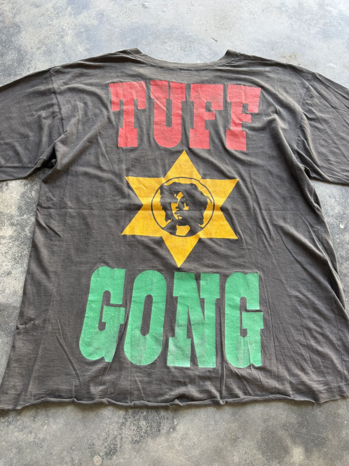 Bob Marley RARE 🔥 Vintage 90’s Distressed Bob Marley Tuff Gong Rap tees Size US XL / EU 56 / 4 - 14 Thumbnail