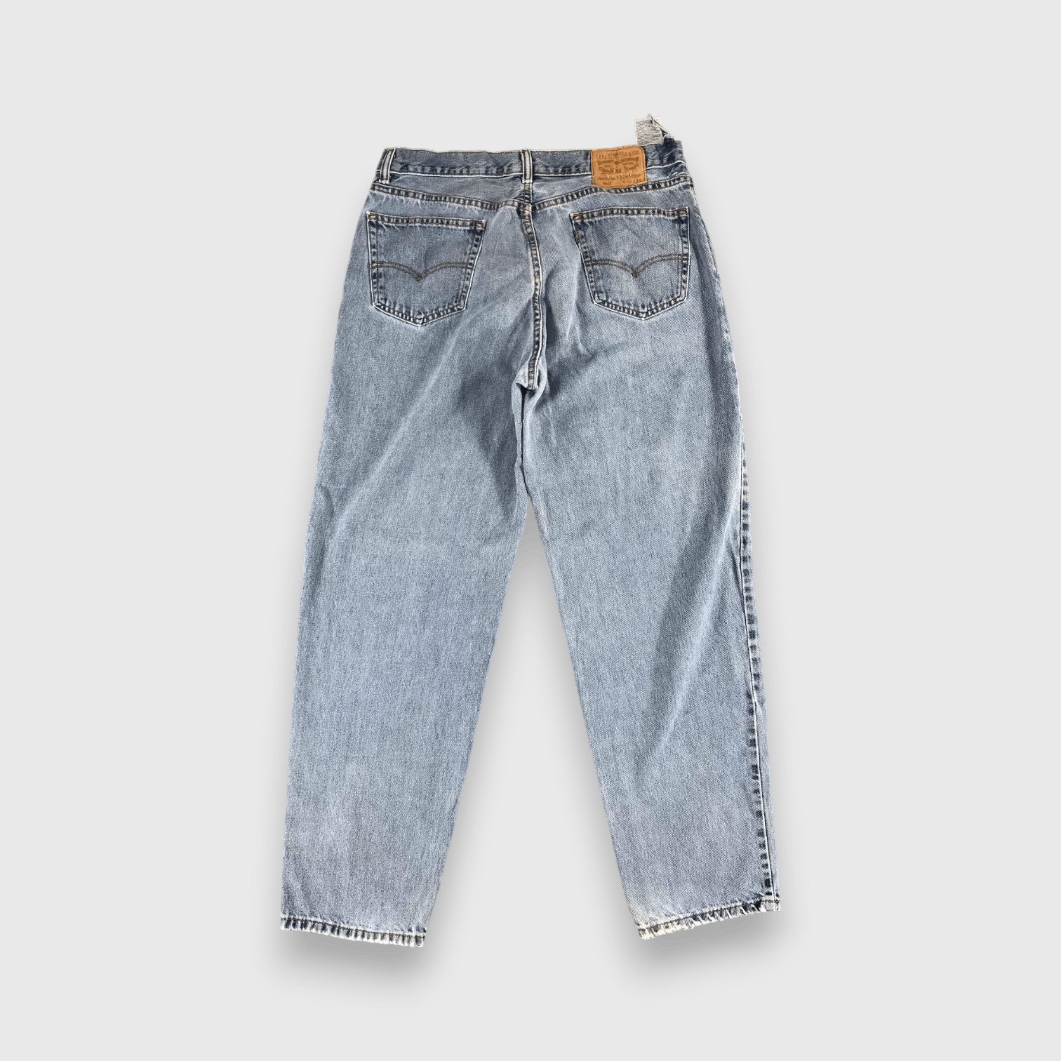 Levi's Vintage Levis 560 Jeans Faded Blue Denim -J542 Size US 36 / EU 52 - 2 Thumbnail