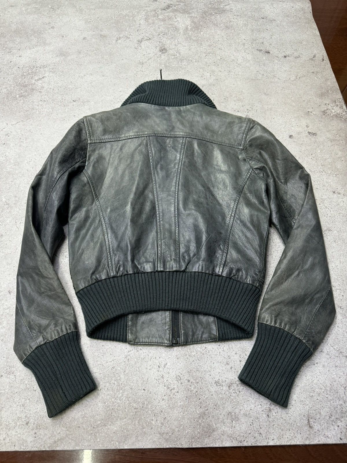 Hedi Slimane Vintage 00s Bomber Soft Leather Jacket Size US M / EU 48-50 / 2 - 3 Thumbnail