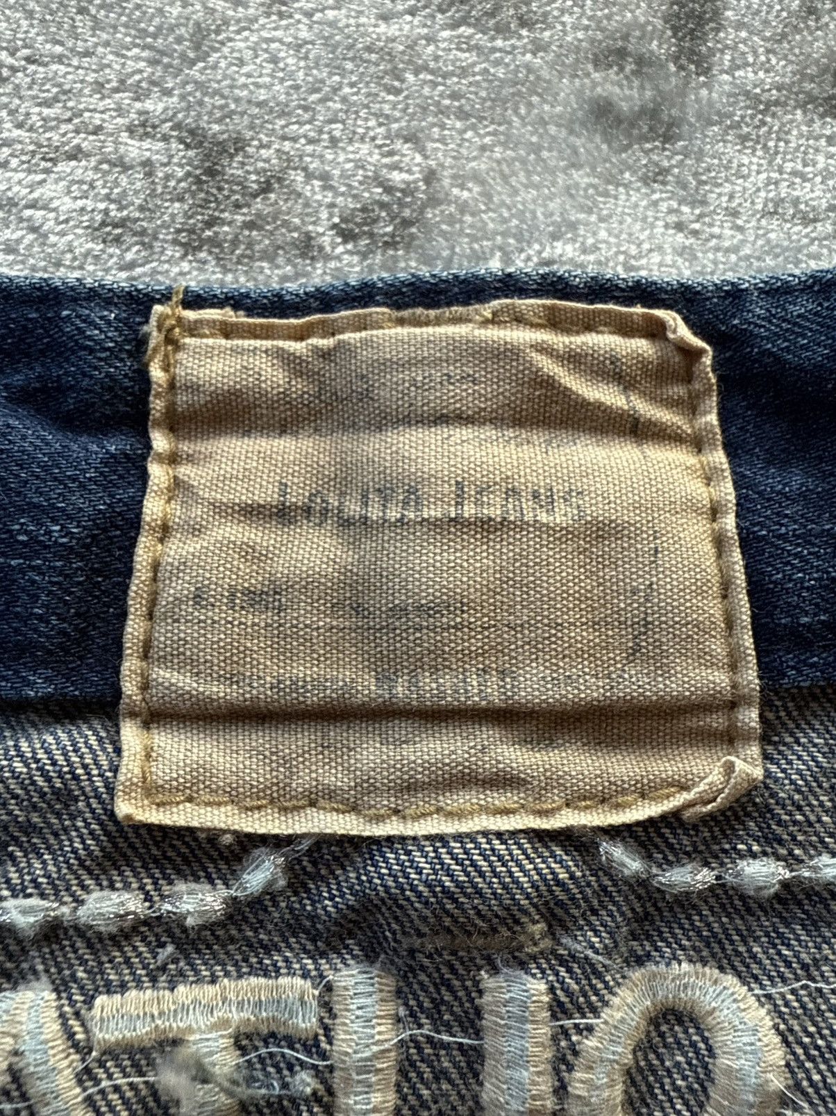 Hysteric Glamour × Playboy Yoshitomo Lolita Embellished Studded Shadow Wash Jeans Size US 29 - 23 Thumbnail