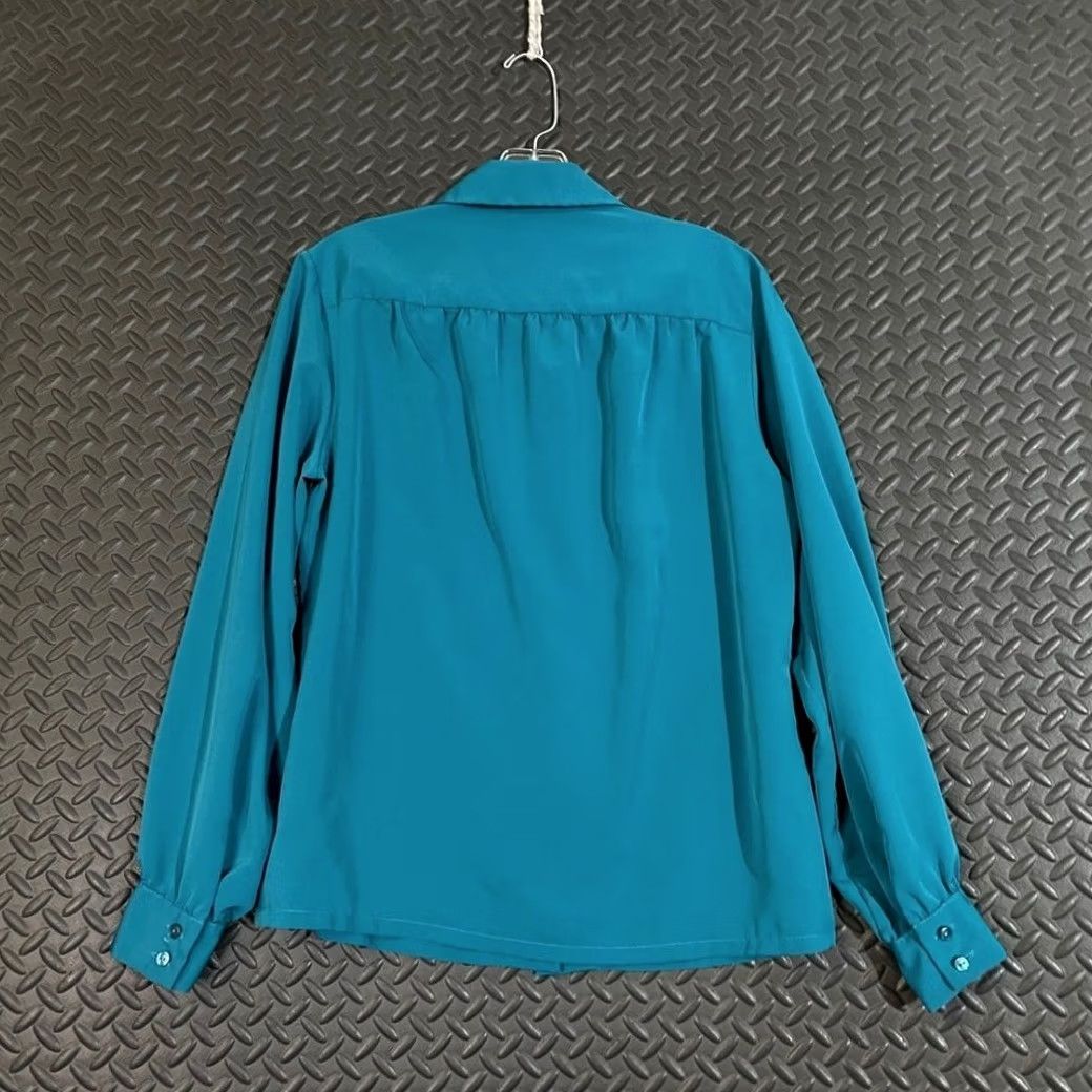 Pendleton VINTAGE Pendleton Blouse Blue Button Up Long Sleeve Women's 10 Size L / US 10 / IT 46 - 4 Thumbnail