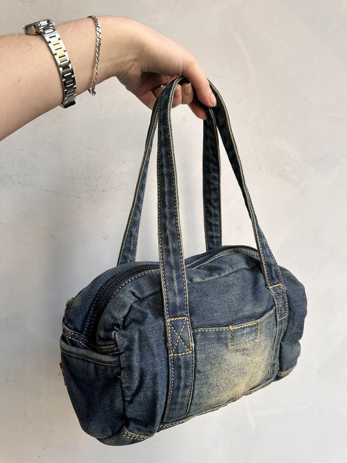 Dolce & Gabbana Blue Bag Denim Diesel Messenger Japan Avand Garde Style Size ONE SIZE - 6 Thumbnail
