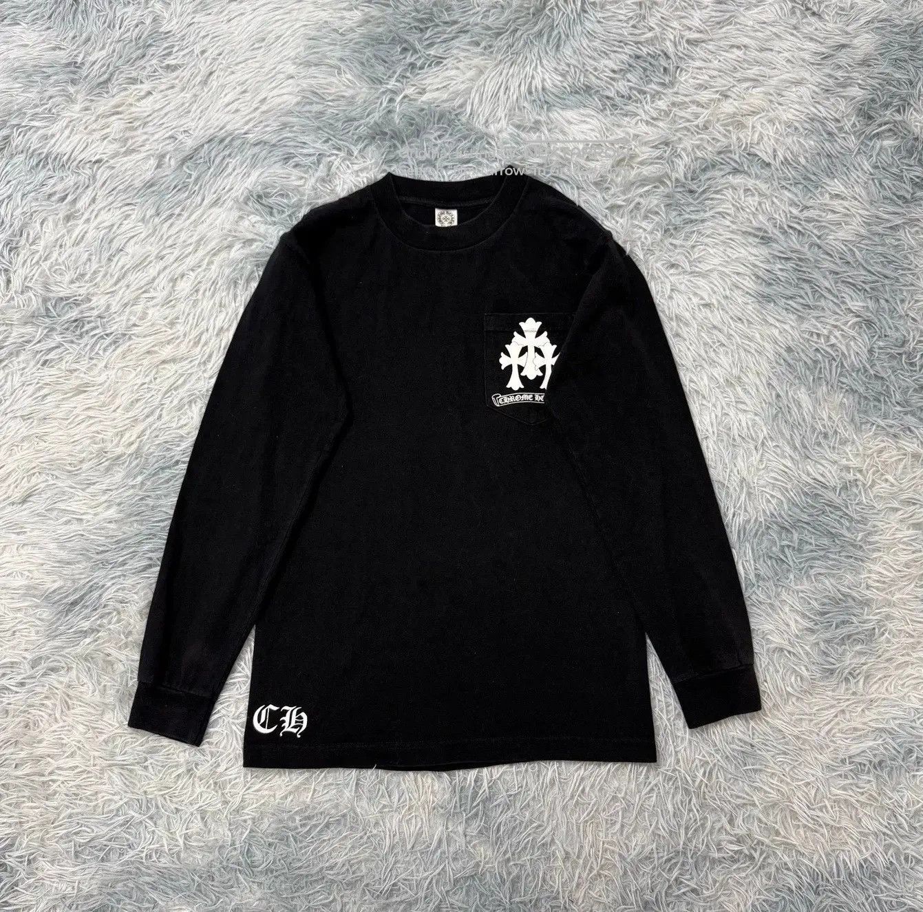 Chrome Hearts Black Cross Ls T-Shirt S 95 New, Men's — image 2 of 6