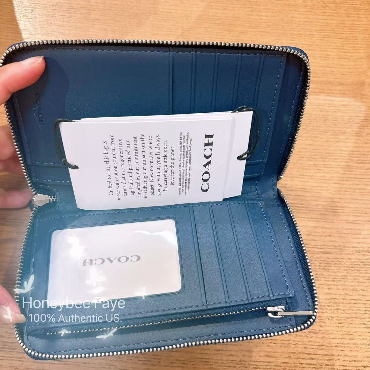Coach Medium Id Zip Wallet With Quilting CAP29 Size ONE SIZE - 5 Thumbnail