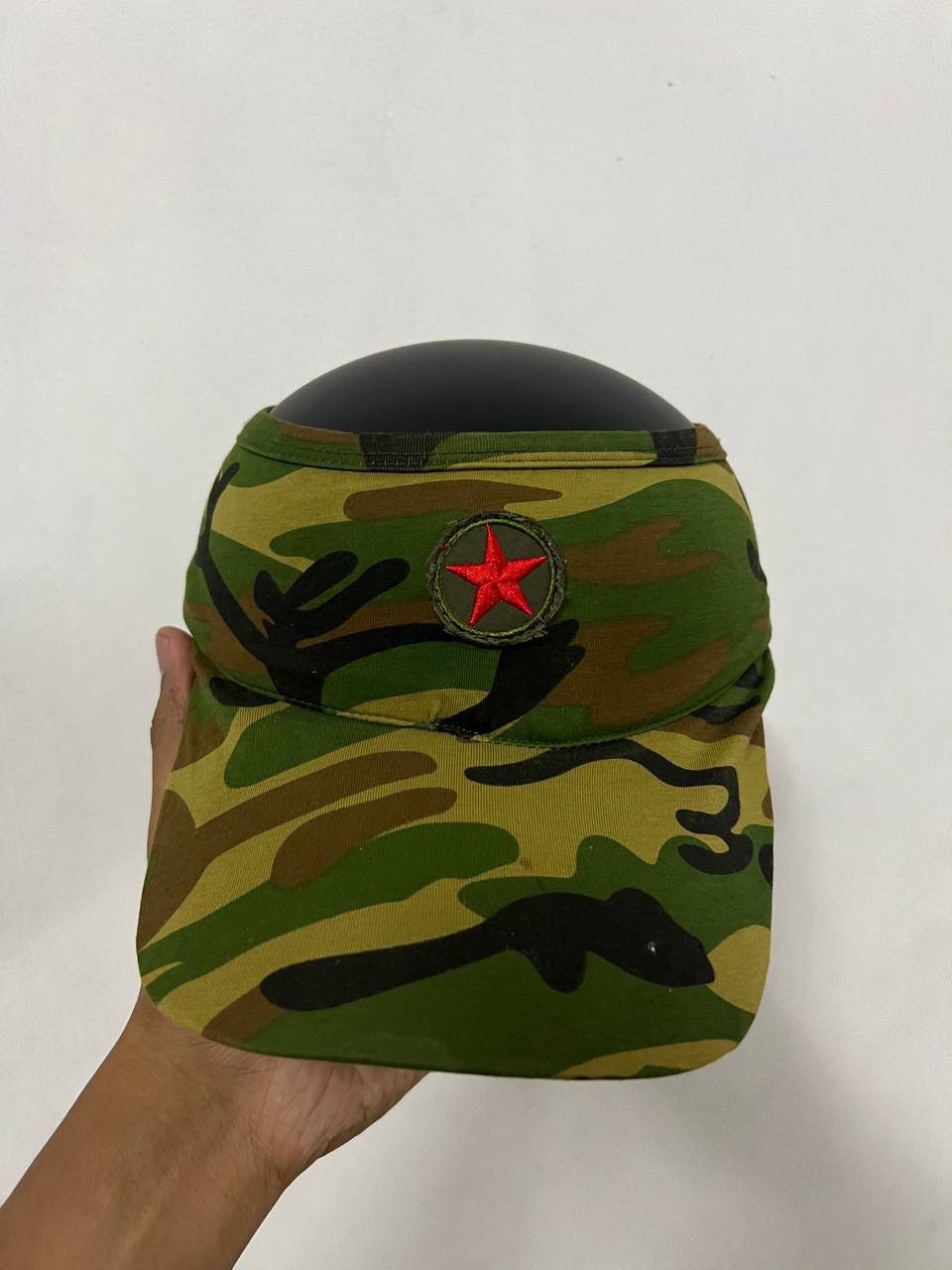 Hat Club Camouflage Military Woodland Visor Hat Size ONE SIZE - 5 Thumbnail