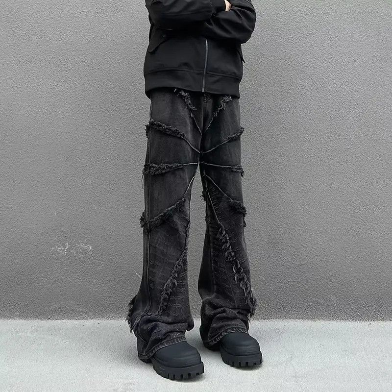 Vintage Y2K Fashion Baggy Stacked Jeans Size US 30 / EU 46 - 4 Thumbnail