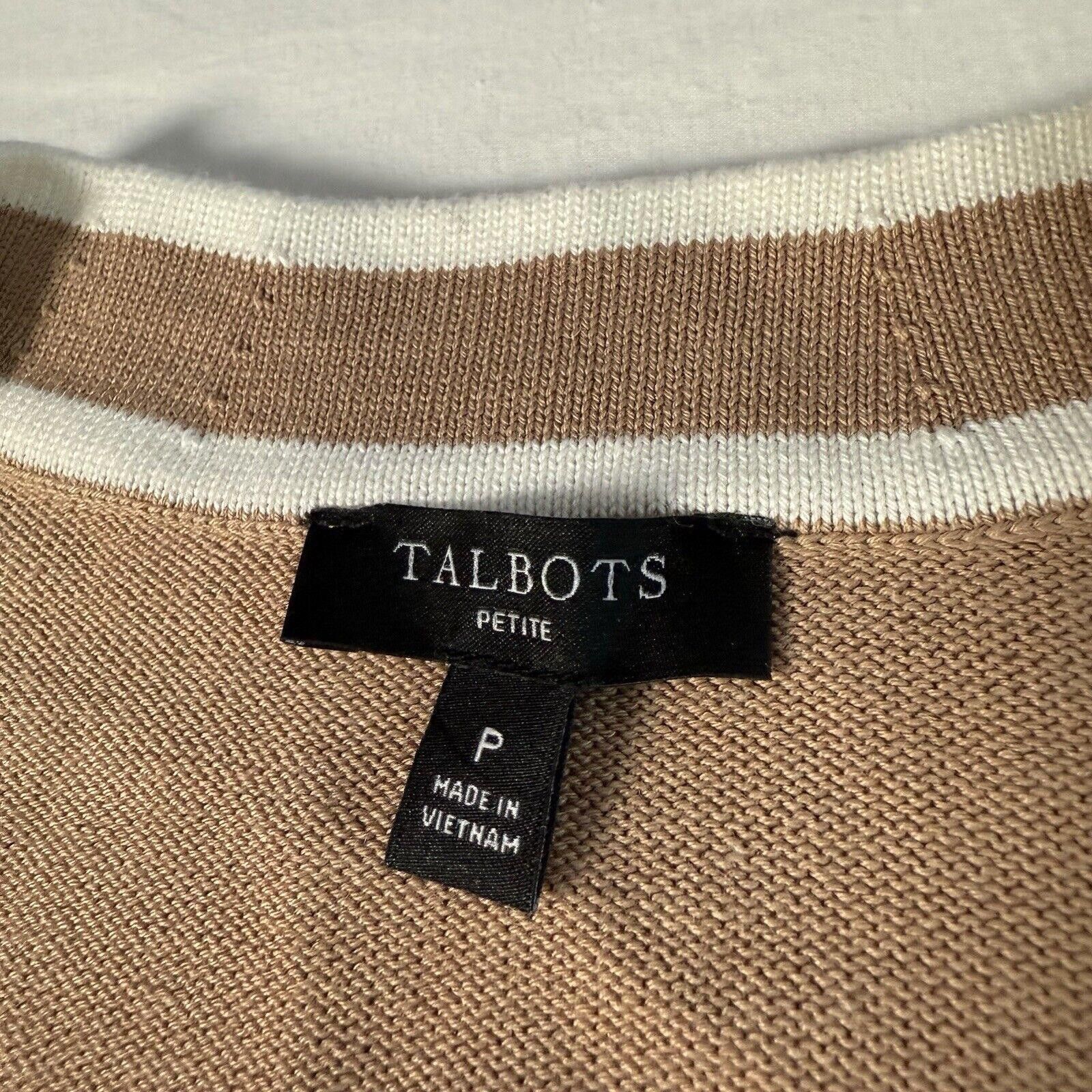 Designer Vtg Talbots Button Up Sweater Ladies P Cardigan V-Neck Size M / US 6-8 / IT 42-44 - 2 Thumbnail