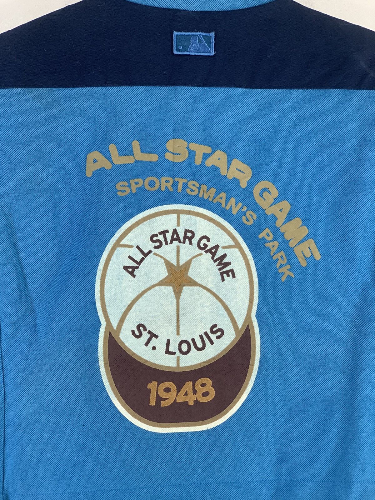 MLB Vintage Rare MLB St. Loius All Star Game 1948 Vest Size 38R - 8 Thumbnail