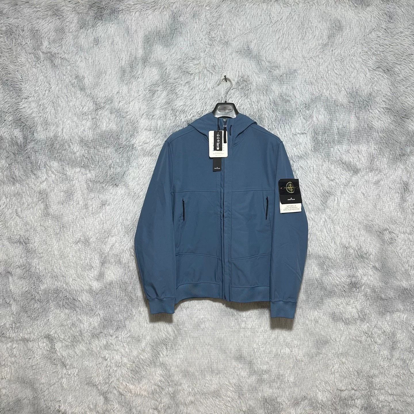 Stone Island Stone Island Blue Jacket Outerwear Size US L / EU 52-54 / 3 - 1 Thumbnail