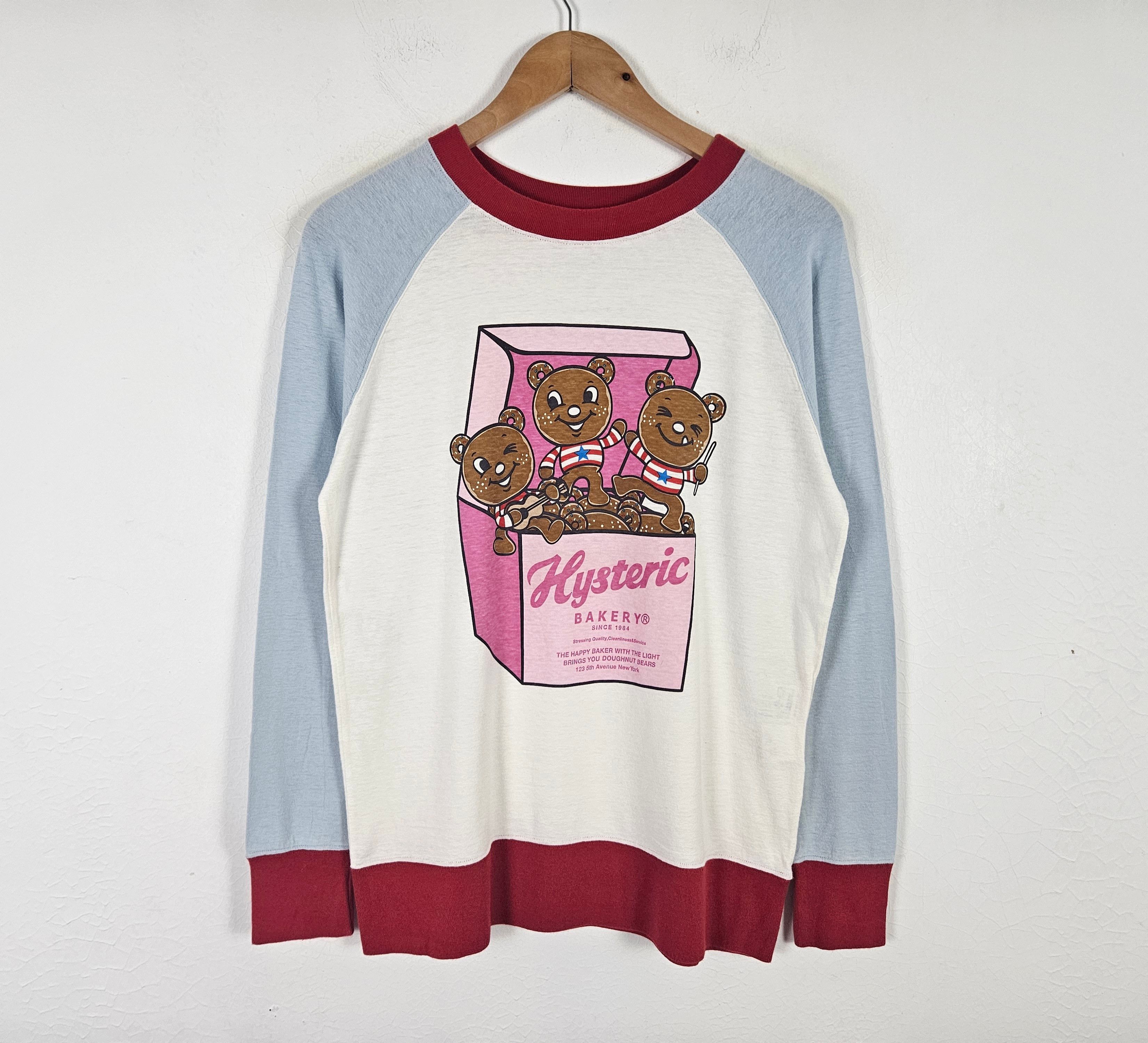 Hysteric Glamour Hysteric Glamour “Hysteric Bakery” Raglan Long Sleeve Top Size US M / EU 48-50 / 2 - 2 Thumbnail