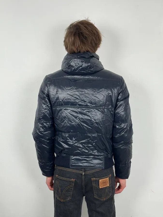 Gucci AW2008 Gucci Navy Satin Hooded Puffer Bomber Jacket Size US M / EU 48-50 / 2 - 3 Thumbnail