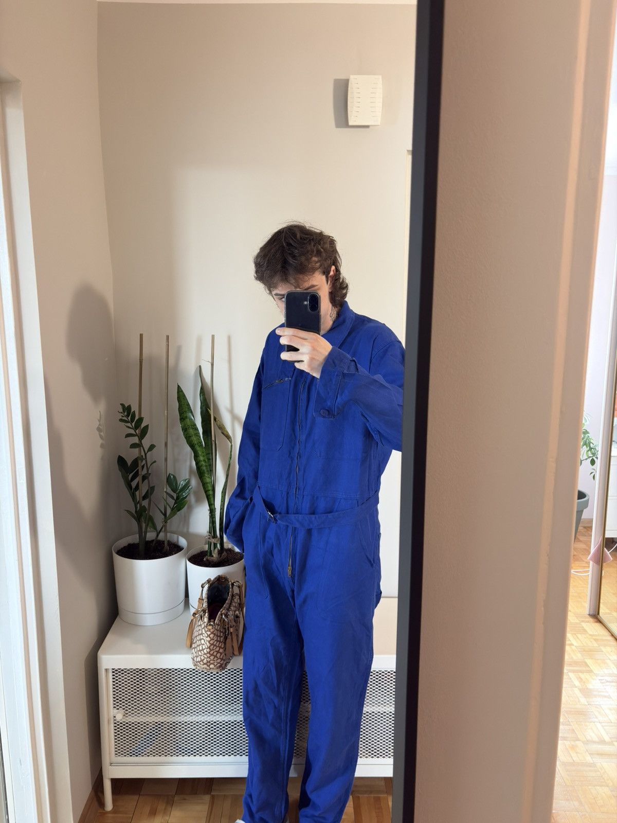 Le Laboureur 70s vintage made in france chore coveralls jumpsuit sanfor Size US M / EU 48-50 / 2 - 2 Thumbnail