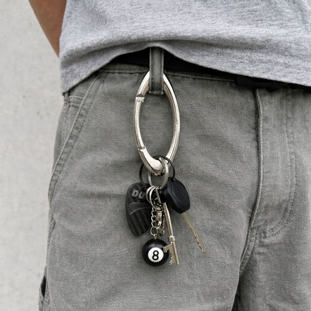 Japanese Brand Oval Keychain Size ONE SIZE - 2 Thumbnail