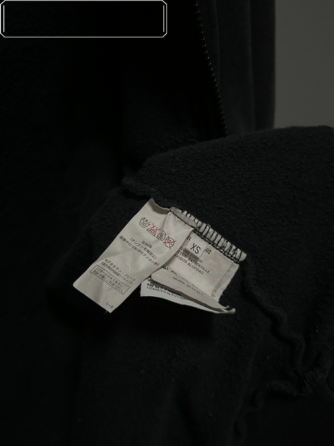 Raf Simons Raf by Raf Simons Oversized Zip-up Back Print Hoodie Size US XS / EU 42 / 0 - 4 Thumbnail