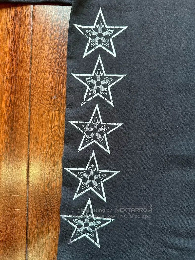 Chrome Hearts CHROME HEARTS Size S Black Sanskrit Broken Star tee Size US S / EU 44-46 / 1 - 4 Thumbnail