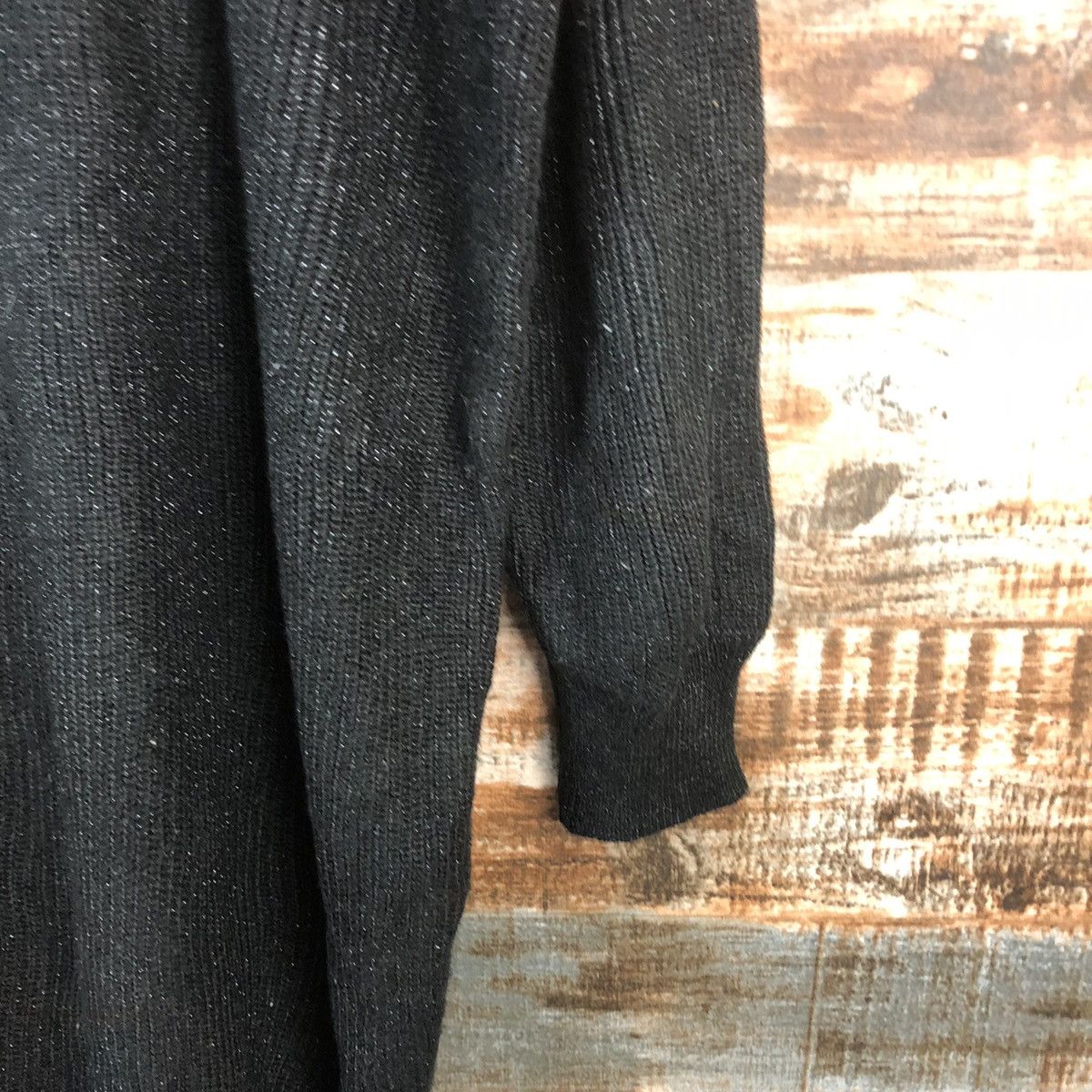 Homespun Knitwear × Japanese Brand DL R.P.S Black long Knitwear #C735 Size M / US 6-8 / IT 42-44 - 8 Thumbnail