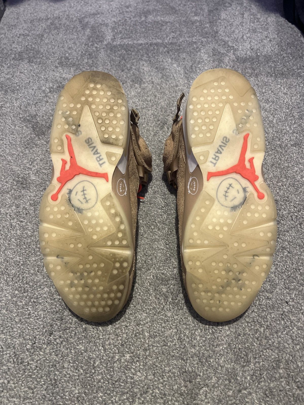 Jordan Brand × Travis Scott Travis Scott x Air Jordan Retro 6 British Khaki Size US 11.5 / EU 44-45 - 1 Thumbnail