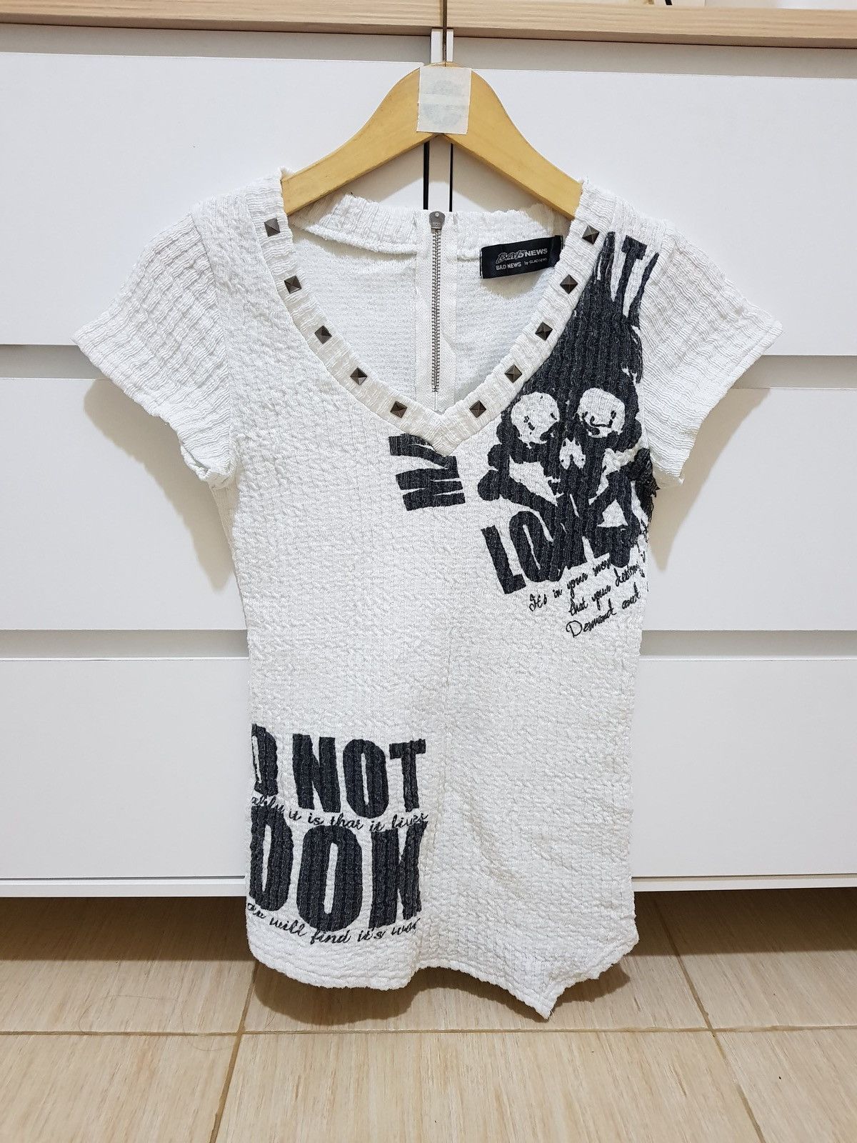 Hysteric Glamour Y2k BAD NEWS if six was nine punk style Size M / US 6-8 / IT 42-44 - 1 Thumbnail