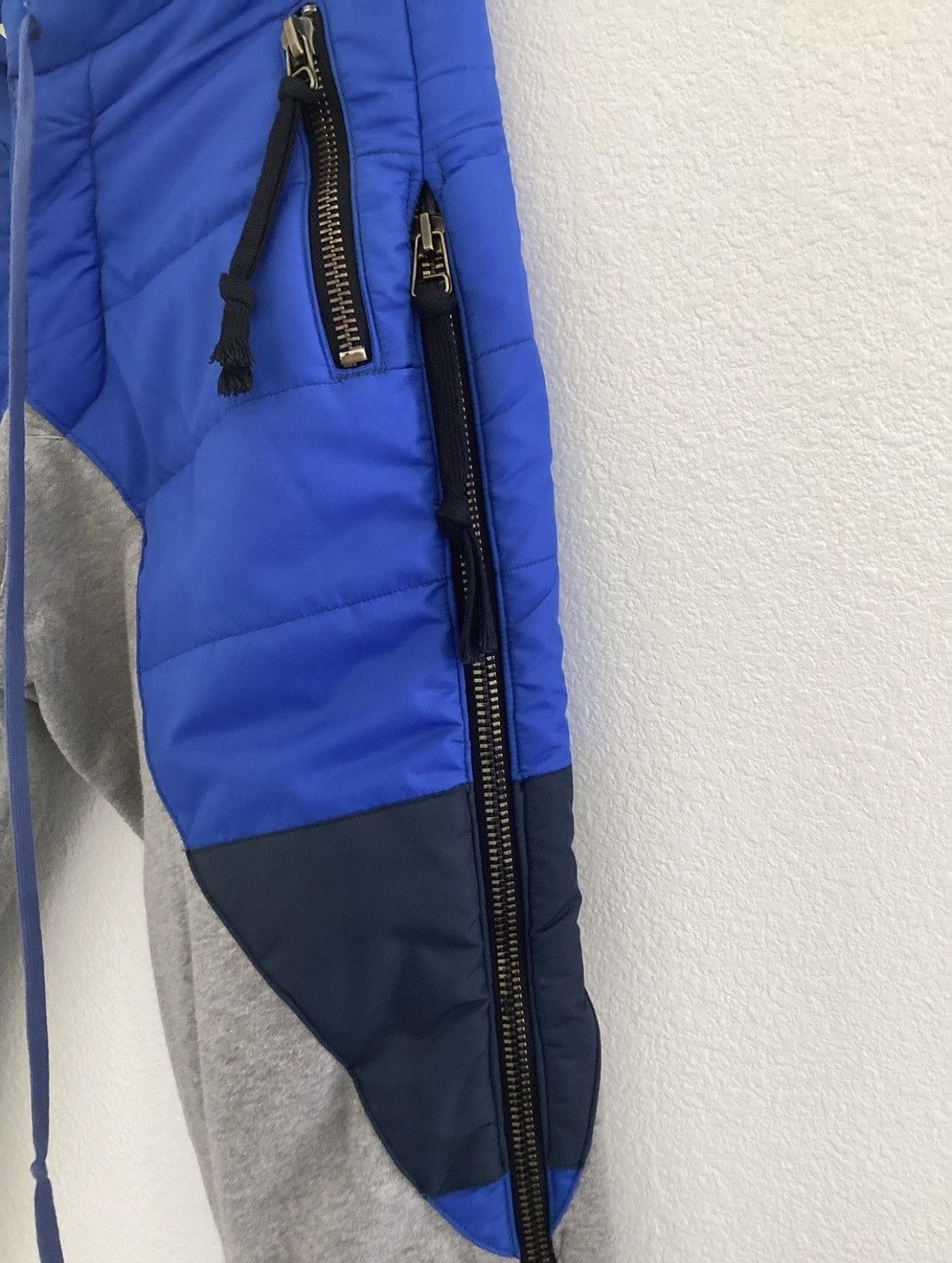 Greg Lauren BLUE PUFFER ZIP PANT Size US 32 / EU 48 - 5 Thumbnail
