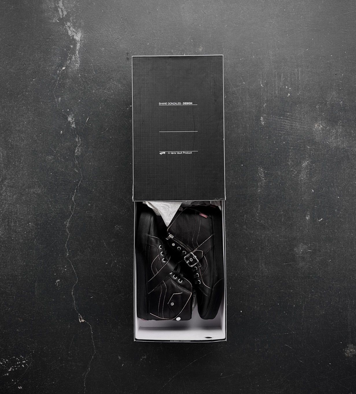 Midnight Studios × Vans Shane Gonzales x Vans Sk8-Hi Reissue Strap VLT LX Size US 10 / EU 43 - 2 Thumbnail
