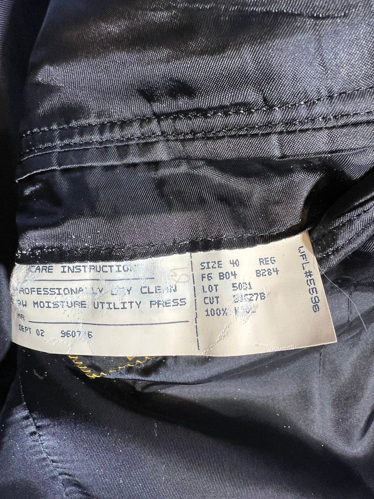 Brooks Brothers Brooks Brothers Blazer, 2 Button, Size 40 Regular Dark Navy Size 40R - 4 Thumbnail
