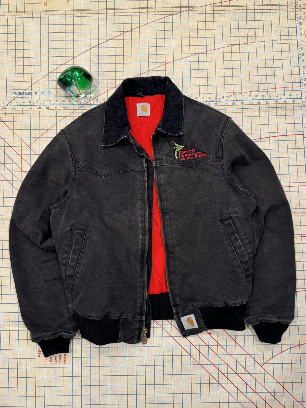 Carhartt RARE Carhartt JQ2246 Santa Fe Jacket – Wine/Burgundy