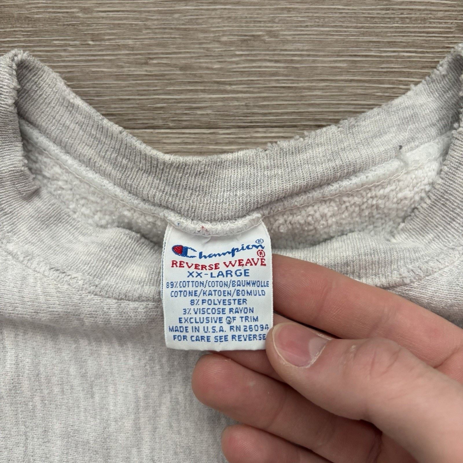 Champion Vintage 90s Champion Reverse Weave Sweatshirt XXL CSU Size US XXL / EU 58 / 5 - 4 Thumbnail