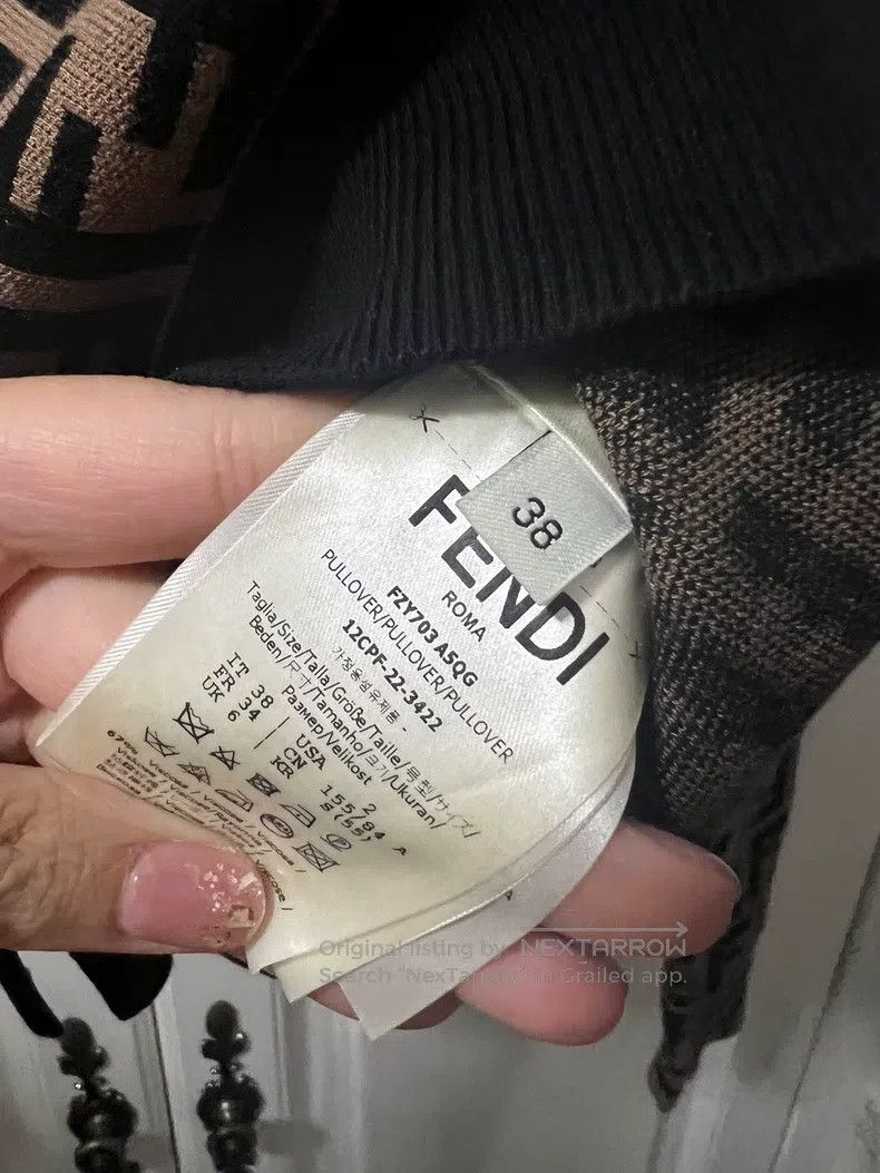 Fendi Fendi Knit top Size XS / US 0-2 / IT 36-38 - 3 Thumbnail